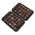 40Pcs Fly Fishing Bait Stainless Steel Fly Fishing Lures Kit With Storage EO