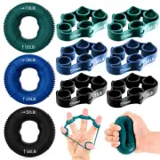 FitBeast Hand Grip Strengthener Finger Exerciser Forearm Strengthener Kit - 9...