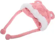 Abaodam Lovely Dog Winter Hat and Scarf Knit Headwear with Scarf for All Lightweight and Warm Outfit for Dogs for Everyday Wear and Special Events
