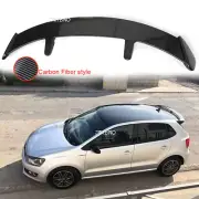 52" Carbon Fiber Rear Trunk Spoiler Lip Tail Wing For Volkswagen Polo Hatchback