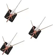 Angoily 3 Sets Quartz Clock Repair Kit DIY Silent Clock Movement Wood Hands for Wall Clocks