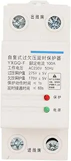 Respicefinem 2P 100A Automatic Recovery Over and Under Voltage Delay Relay Protector Device Adopting Electronic Components Stable and Reliable Performance Can Guarantee End