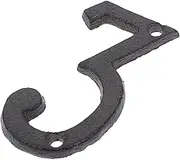 SEWACC 1 Set House Numbers for Outside Modern Cast Iron Address Sign Versatile Metal Number for Mailbox Door and Fence Stylish Home Decor for Easy Room Identification