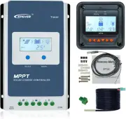 Auto Tracer3210An + Remote Meter MT50 + RTS Solar Panel Regulator Common Negativ