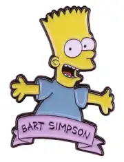 The Simpsons ENAMEL PIN - Bary Simpson. Australian Stock