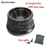 7Artisans 25mm F1.8 Manual APS-C Lens for Fuji X M4/3 EF-M for Sony E Camera