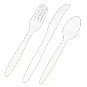 Direct Link Extra Heavy Weight Cutlery Knife Beige, Corn Starch | 1000/Case