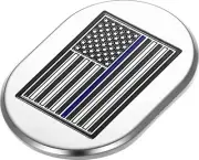Figurati Thin Blue Line Flag Right Polished Antenna Cover (FD70-AC-SS-RT)