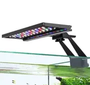 Clip On Full Spectrum Aquarium LED Light, 14W Day-Night Dual Timer