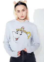 [Mink Pink] Mrs. Potts Cropped Hoodie