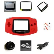NEW GBA Nintendo Game Boy Advance Replacement Housing Shell Screen Lens Red!