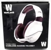 Wolflaws 2.4 Ghz Wireless Gaming Headset With Noise Cancelling And Built In Mic