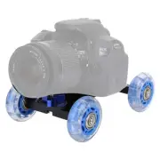 Camera Dolly Wheel, 10KG Load Rail Roller Track Slider Desktop Dolly Car for ...