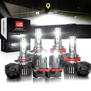 For Honda Accord 2008-2015 faro LED de haz alto y bajo+luces antiniebla 6X
