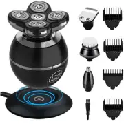 Upgrade Head Shaver for Men,5-in-1 Men’s Electric Shaver Bald Head Shaver,LED...