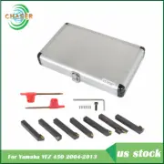 7 Pack Carbide Indexable Turning Tool 1/2" Lathe Tool Bit Thread Insert + Holder