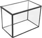 ORFOFE Glass Terrarium Succulent Planter DIY Micro Landscape Ecosystem Container for Home Decoration Stylish Indoor Display for Bedroom and Office