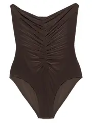 [Norma Kamali] Norma Kamali-Costume Intero Senza Spalline-Donna XS