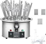 20-Hole Water Bottle Drying Rack, Lab Glassware Dryer, Stainless Steel Dryer, Drying Time 8-10min, 40-120℃ Temperature Adjustment, Suitable for Glass Test Tubes and Beakers