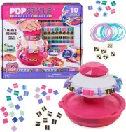 PopStyle Bracelet Maker Complete w 170 Beads Make Remake 10 Bracelets FAST SHIP