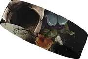 [YKLBV] Moisture Wicking Headbands for Men and Women Cartoon Sloth Sports Sweatband for Tennis Basketball Running Gym Working Out