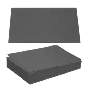 12.5x10x0.13" Chipboard Sheets 10Pcs 120PT Thick Book Board Binders Board, Black