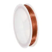 22 Gauge Copper Wire for Jewelry Making Tarnish Resistant Bead Wire Brown