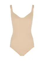 Wolford Mat De Luxe Forming Stretch-jersey Bodysuit - Beige LB (Large B-Cup)