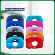 Au Portable Inflatable U Shaped Travel Neck Pillow Car Flight Head Rest Cushion