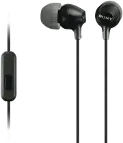 Sony In Ear MDREX15APB Black Headphones