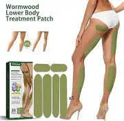 30/60 PACK Leg Slimming Patch Wormwood Lower Body Treatment Detox Patch