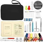 FwQoFvk Cloth DIY Embroidery Book for Home Travel Use, Compact Embroidery Sewing Book with Needle Thread Tool, Complete Sewing Kit for Beginners Seasoned Craftsman
