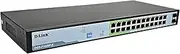 D-Link Australia 24-Port Gigabit Switch with 24-Port PoE+ and 2X Gigabit SFP Uplinks, Long Reach 250m PoE w/ 250W, VLAN & QoS, Unmanaged, Lightning Protection (DGS-F1026P-E)