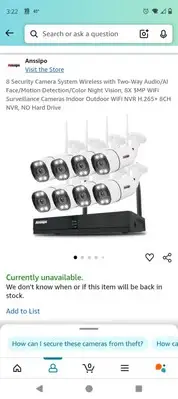 security camera system wired