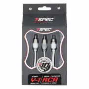 T-SPEC V10RY1 / v10 Series 2-Channel RCA Audio Cable / 1F-2M / RCA Y-ADAPTER
