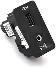 PTPUWQWZT USB for Car Play MDI USB AMI Install Plug Socket Harness 5QD 035 726 J Fit for Golf 7 MK7 Fit for CARPLA Glove Box