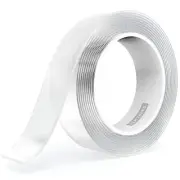 Double Sided Nano Tape 1 Inch x 33 Feet Strong Mounting Tape Heavy Duty Gel T...