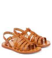 [Pom d'Api] Pom d'Api Plagette Strap leather sandals UK 10 brown