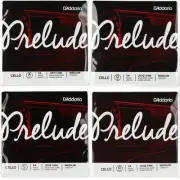 D'Addario J1011 Prelude Cello String Set - 1/4 Size Medium Tension