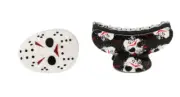 Friday The 13th Jason Mask Claw Hair Clip Set