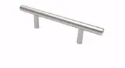 Brushed Nickel Kitchen Cabinet Drawer Handle Pull Knob Hardware Solid T Bar 5.25
