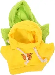 MOLUCKFU Bear Clothes Plush Bear Doll Costumes Soft Toy Outfit Mini Hoodie Stuffed Animal Dress up Boys and Girls-Friendly