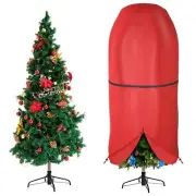 Christmas Tree Cover with Adjustable Straps, Upright Xmas Tree Storage Bag wi...