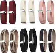 [Chihutown] Elastic Adjustable Shirt Sleeve Holders, Arm Garters for Men, Sport Armband Strap for Women and Men
