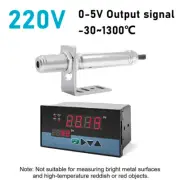 220V Non-contact Infrared Thermometer Sensor 0-5V Temperature Tool W/Controller