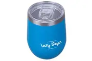 Lazy Dayz Stemless Wine Cup 350ml - Blue