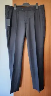 Daniel Hechter Paris Mens DH106-02 Black Wool Trousers Dress Pants Size 104S