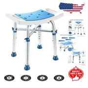 Heavy Duty Bath Shower Stool - Portable Non-Slip Chair for Seniors and Disabled