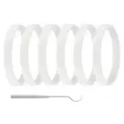 6Pack Gaskets Replacement Seal 3.94inch O- Blender Replacement for Ninja2452