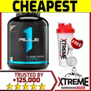 RULE 1 R1 PROTEIN WHEY 100% BLEND 5LB // ON WPI WPC LEAN BCAAS 5LBS